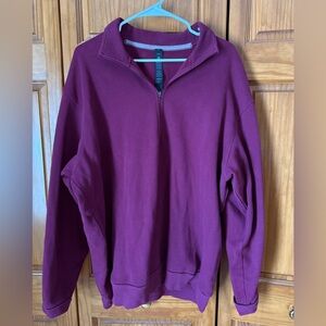 Lululemon Athletica Maroon Quarter Zip